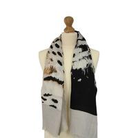 Liza Scarf - Grey & Black