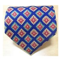 Liberty Blue Diamond Pattern Silk Tie
