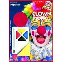 Librolandia 4044n Set Trucco Clown Con Naso Spugna