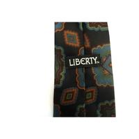 Liberty Silk Tie Black and multi colour Design