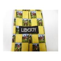 Liberty Silk Tie Sunflower Yellow With Cricket Design