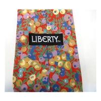 Liberty Red Floral Silk Tie
