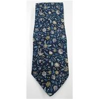 liberty blue flower print tie