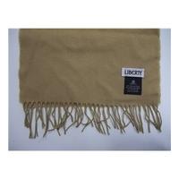 liberty 100 pure new wool brown scarf