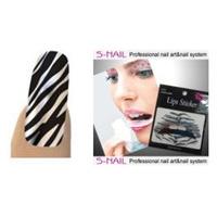 lip tattoo 16 nail foils whitebk strp