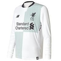 Liverpool Away Shirt 2017-18 - Long Sleeve - Kids, Black