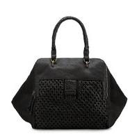 liebeskind handbags kayla canvas woven black