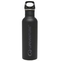 Lifeventure Stainless Steel 0.8L Bottle - Black, Black