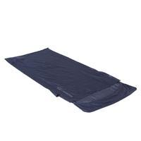 Lifeventure AXP Silk/Cotton Rectangular Sleeping Bag Liner - Blue, Blue
