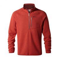 Liston Half Zip Barn Red