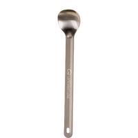 Lifeventure Titanium Long Spoon - Silver, Silver