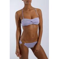 lilac wrap bandeau bikini