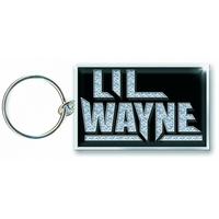 Lil Wayne Enamel Keychain Rhinestone Logo