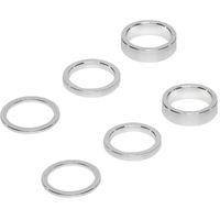 LifeLine Silver Alloy Headset Spacer Kit - 6 Pack Headsets