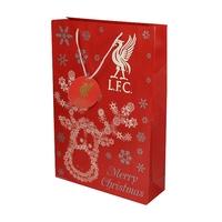 Liverpool Xmas Paper Gift Bag