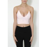 Light Pink Strappy Crop Top