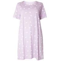 Lilac Cloud Print Short Nightdress, Lilac