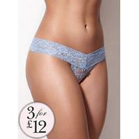 Lia lacey floral lace thong