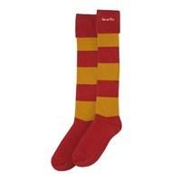 Liberec Long Striped Rugby Socks Chilli Red