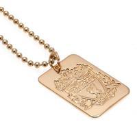 Liverpool F.C. Gold Plated Dog Tag &amp;amp; Chain