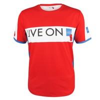 live on sports tshirt red