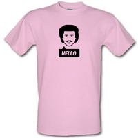 Lionel Richie Hello male t-shirt.