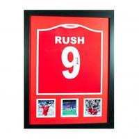 Liverpool F.C. Rush Signed Shirt (Framed)