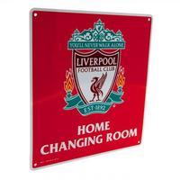 liverpool fc home changing room sign