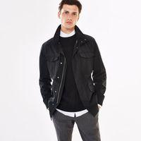 lightweight field jacket black