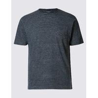 limited edition slim fit striped crew neck t shirt