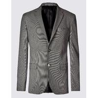 limited edition textured single breasted 2 button jacket