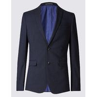 Limited Edition Navy Striped Modern Slim Fit Jacket