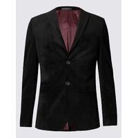 Limited Edition Slim Fit Single Breasted Velvet Jacket