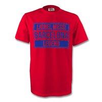 lionel messi barcelona legend tee red kids