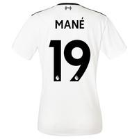 Liverpool Away Shirt 2017-18 - Womens with Mané 19 printing, Black