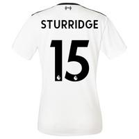 Liverpool Away Shirt 2017-18 - Womens with Sturridge 15 printing, Black