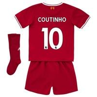 liverpool home infant kit 2017 18 with coutinho 10 printing red