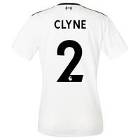 liverpool away shirt 2017 18 womens with clyne 2 printing black