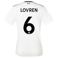 liverpool away shirt 2017 18 womens with lovren 6 printing black