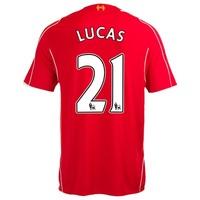 Liverpool Home Infant Kit 2014/15 Red with Lucas 21 printing, Red