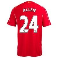 liverpool home infant kit 201415 red with allen 24 printing red