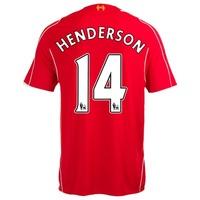 Liverpool Home Infant Kit 2014/15 Red with Henderson 14 printing, Red