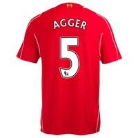 Liverpool Home Infant Kit 2014/15 Red with Agger 5 printing, Red