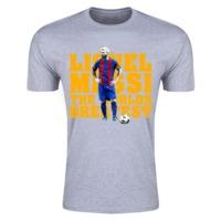 lionel messi worlds greatest t shirt grey kids