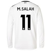 Liverpool Away Shirt 2017-18 - Long Sleeve with M.Salah 11 printing, Black