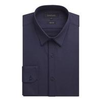 Limehaus Navy Micro Dot Print Shirt Tipped with Navy 15 Navy