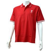 Liverpool Fc Mens Official Short Sleeve Football Crest Polo Shirt (small) (red)