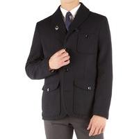 Limehaus Navy Slim Fit Gammit Coat Lge Navy