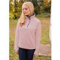 lighthouse coney ladies sweatshirt watermelon stripe