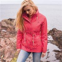 lighthouse isla ladies coat watermelon